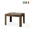 Table à manger design extensible 90x120-180cm bois moderne Bibi Wood Vente