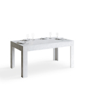 Table extensible 90x160-220cm blanc cuisine salle à manger Bibi Long White Offre
