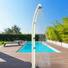 Douche extérieure solaire 25lt jardin piscines mitigeur rince-pieds Emi Vente