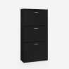 Meuble chaussure vertical 3 portes 18 paires Batu 