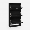 Meuble chaussure vertical 3 portes 18 paires Batu 