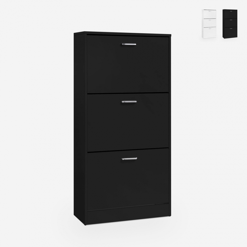 Meuble chaussure vertical 3 portes 18 paires Batu Prix Meuble chaussure vertical 3 portes 18 paires Batu Prix