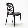 Chaise de cuisine salle à manger et bar empilable Design WEDDING Holes Messina Offre