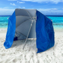 Parasol de plage pliable portable léger aluminium tente 160 cm Piuma Vente