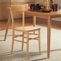 Chaise en bois rustique pour salle à manger cuisine bar restaurant Milano Catalogue