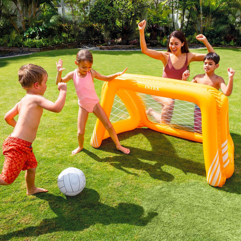 But gonflable football Intex 58507 Jeu de water polo piscine poteaux football piscine FUN GOALS