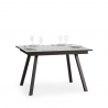 Table à manger extensible 90x120-180cm design moderne Mirhi Marble Offre