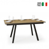 Table à manger extensible 90x160-220cm bois cuisine Mirhi Long Oak Vente
