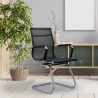 Chaise de bureau ergonomique au design moderne avec pieds luge Kog V Choix