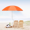 Parasol de plage anti-vent anti-UV 180 cm Girafacile Prometeo 