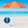 Parasol de plage anti-vent anti-UV 180 cm Girafacile Prometeo 
