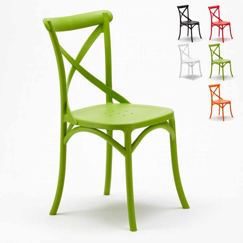Lot de 20 chaises restaurant bar en polypropylène Vintage Prix Lot de 20 chaises restaurant bar en polypropylène Vintage Prix