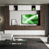 Meuble TV mural moderne suspendu en bois blanc A105 Promotion