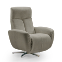 Fauteuil relax design moderne inclinable avec repose-pieds pivotant Marianna 