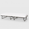 Lit pliant 80x180 avec matelas en microfibre et sommiers à lattes Apollo 