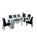Table console extensible moderne pour salon et salle à manger gris béton Margaret Offre