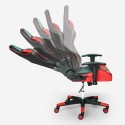 Chaise gaming ergonomique réglable avec coussins et accoudoirs Adelaide Fire Caractéristiques