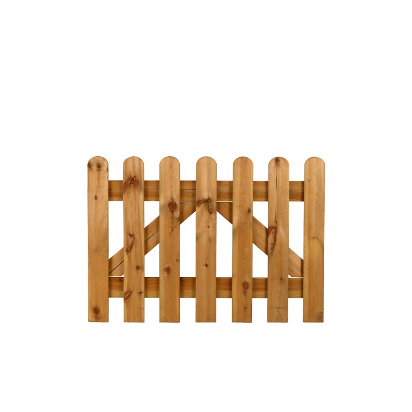 Mini Portail de jardin en bois 100x70cm clôture d'entrée de jardin