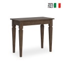 Console extensible 90x48-204cm table à manger en bois Impero Small Noix Vente