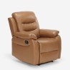 Fauteuil relax inclinable avec repose-pieds salon Panama Lux Achat