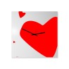 Horloge murale moderne design cœur salon cuisine AmOre Remises