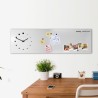 Horloge murale tableau magnétique design moderne bureau cuisine Loading Réductions