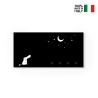 Porte-clés mural tableau magnétique moderne Dog and Moon Offre