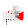 Organisateur mural moderne avec tableau magnétique Heart Remises