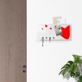 Organisateur mural moderne avec tableau magnétique Heart Promotion