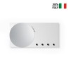 Miroir mural porte-clés, organisateur ardoise magnétique Mirror&More Offre
