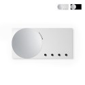 Miroir mural porte-clés, organisateur ardoise magnétique Mirror&More Promotion