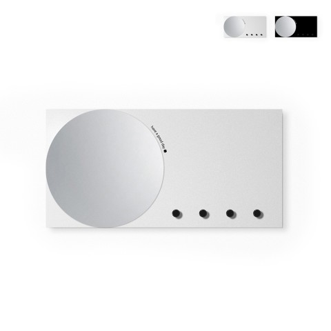 Miroir mural porte-clés organisateur de tableau blanc magnétique Mirror&More