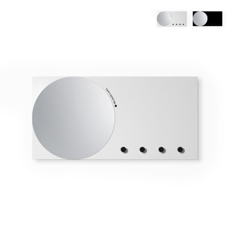Miroir mural porte-clés, organisateur ardoise magnétique Mirror&More Promotion