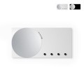 Miroir mural porte-clés, organisateur ardoise magnétique Mirror&More Promotion