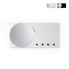 Miroir mural porte-clés, organisateur ardoise magnétique Mirror&More Promotion