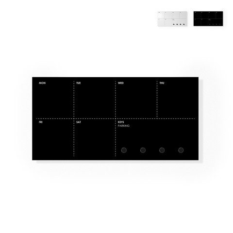 Porte-clés mural agenda organisateur tableau magnétique Week Promotion