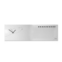 Horloge murale design moderne avec tableau noir magnétique Paper Plane Réductions