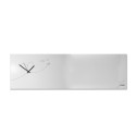 Horloge murale design moderne avec tableau noir magnétique Paper Plane Remises
