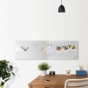Horloge murale design moderne avec tableau noir magnétique Paper Plane Vente