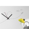 Horloge murale magnétique bureau design moderne Paper Plane Choix
