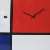 Horloge murale Mondrian tableau noir magnétique design moderne Catalogue