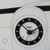 Horloge murale tableau magnétique porte-clés design moderne Cinquino Choix