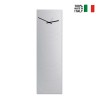 Miroir horloge mural design moderne vertical Narciso Offre