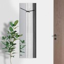 Miroir horloge mural design moderne vertical Narciso Vente