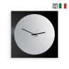 Horloge murale avec miroir rond cadre design moderne Narciso Offre