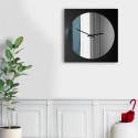 Horloge murale avec miroir rond cadre design moderne Narciso Vente