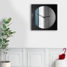 Horloge murale avec miroir rond cadre design moderne Narciso Vente