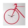Horloge murale carrée 80x80cm design de vélo Bike On Big Remises