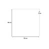 Horloge murale moderne pour bureau, salon, cuisine Nido Dimensions