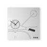 Horloge murale Vespa Scooter avec tableau magnétique et porte-clés Catalogue